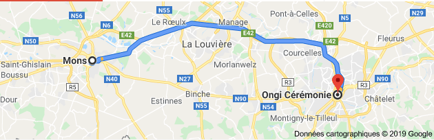 Itinéraire de Mons