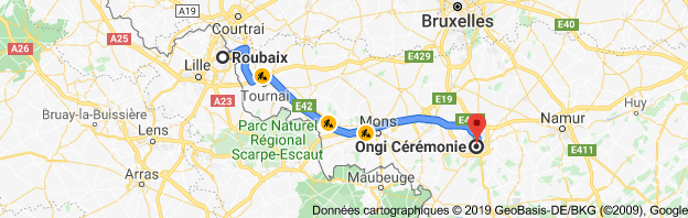 Itinéraire de Roubaix