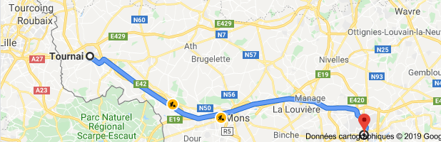 Itinéraire de Tournai