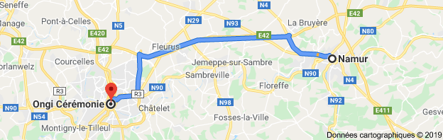 Itinéraire de Namur