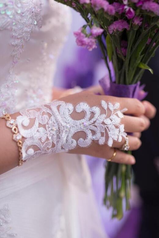 gants de la mariée