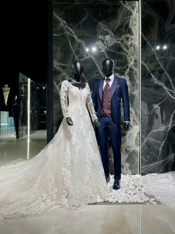 Robe de mariée dentelle ivoire