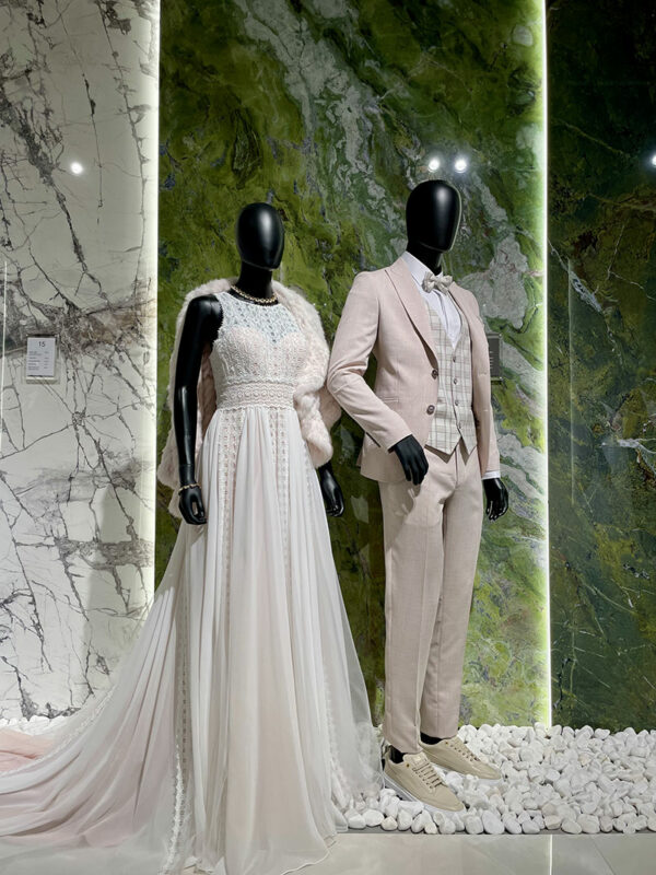 Costume champêtre beige