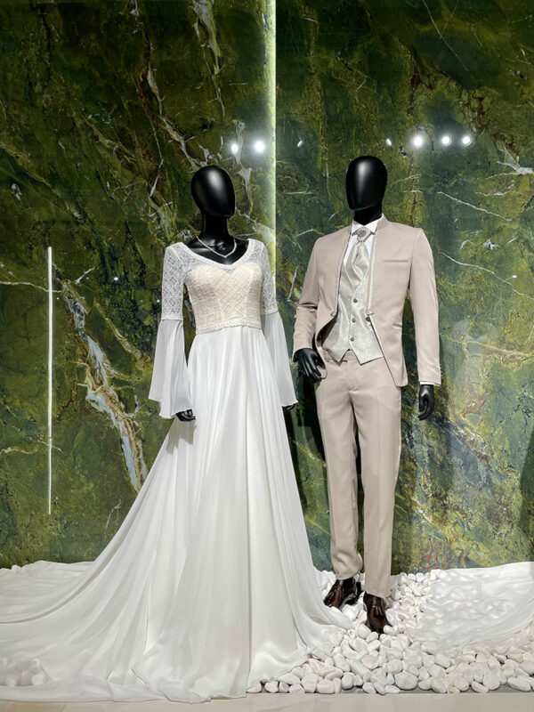Costume homme beige
